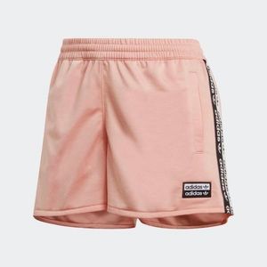 NWT Adidas Tape Shorts Pink Size Large
